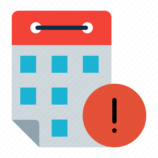 Calendar, day, event, exclamation icon - Download on Iconfinder