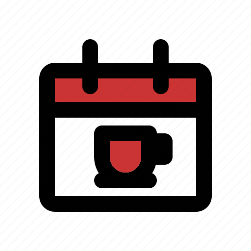 Calendar, coffee, date, day, event, plan, schedule icon - Download on Iconfinder