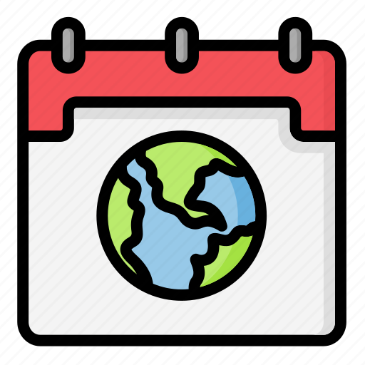 Date, calender, world, calendar, day, month, earth day icon - Download on Iconfinder