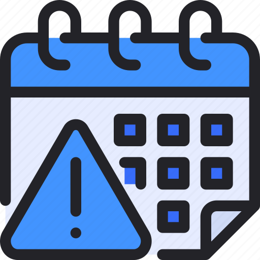 Calendar, date, schedule, attention, alert icon - Download on Iconfinder