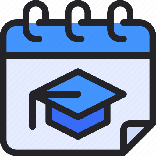 Calendar, date, schedule, graduation, graduate icon - Download on Iconfinder