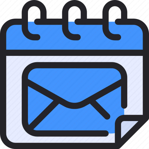 Calendar, organization, schedule, messages, email icon - Download on Iconfinder