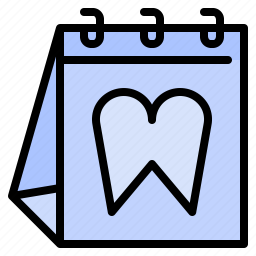 Calendar, date, fang, table, teeth, tooth icon - Download on Iconfinder