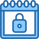 lock, calendar, time, and, date, secure, event