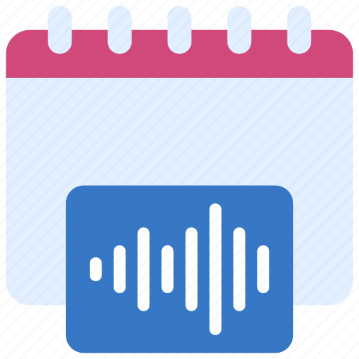 Audio, calendar, shedules, dates icon - Download on Iconfinder
