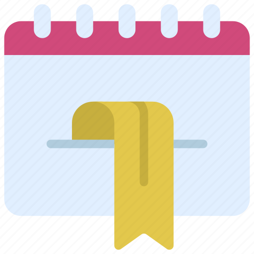 Bookmarked, date, shedules, dates icon - Download on Iconfinder