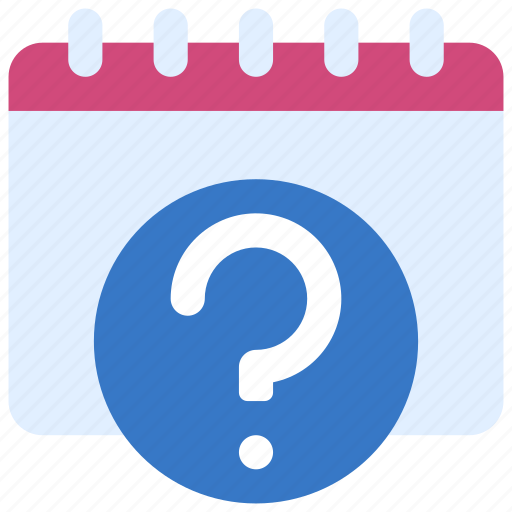 Calendar, question, shedules, dates icon - Download on Iconfinder