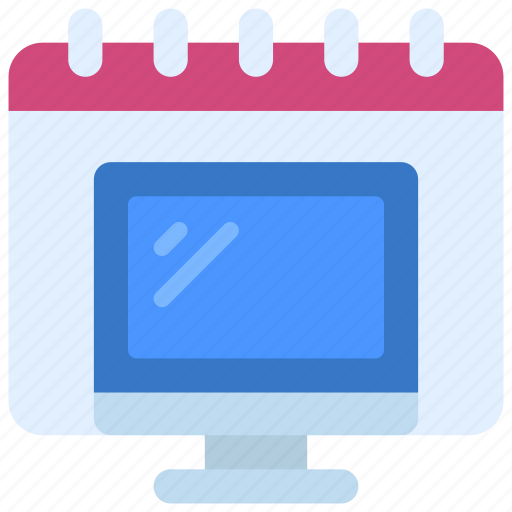 Computer, calendar, shedules, dates icon - Download on Iconfinder