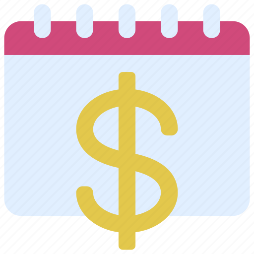 Dollar, date, shedules, dates icon - Download on Iconfinder