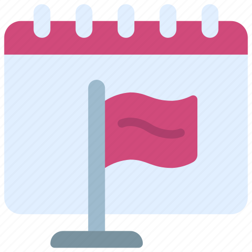 Flagged, date, shedules, dates icon - Download on Iconfinder