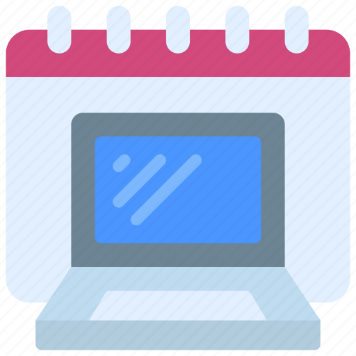 Laptop, calendar, shedules, dates icon - Download on Iconfinder