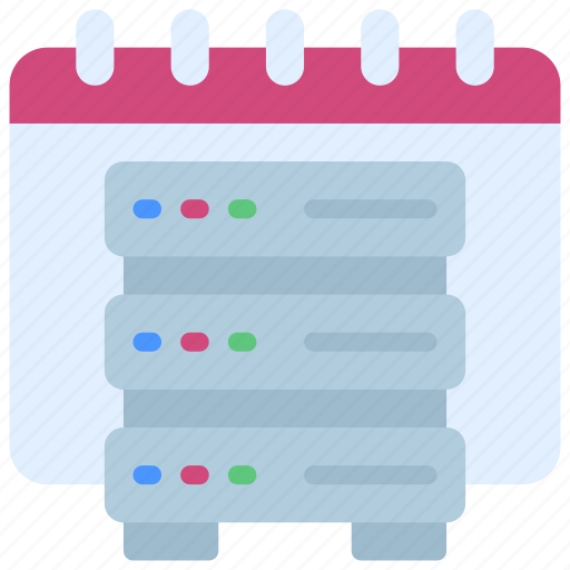 Server, calendar, shedules, dates icon - Download on Iconfinder