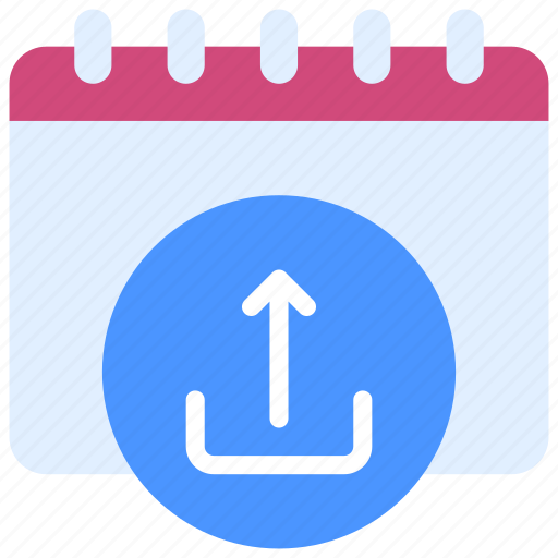 Upload, calendar, shedules, dates icon - Download on Iconfinder