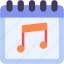 music, calendar, time, and, date, musical, note, song 