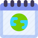 earth, calendar, date, and, time, ecology, planet