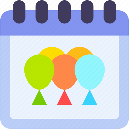 Party, calendar, time, and, date, birthday, new icon - Download on Iconfinder