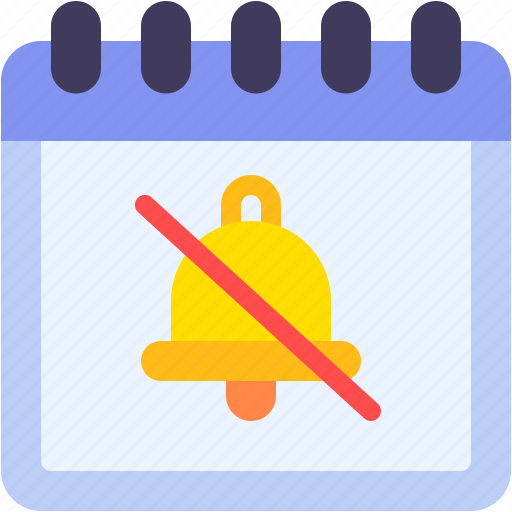Calendar, date, and, time, forbidden, blocked, alarm icon - Download on Iconfinder