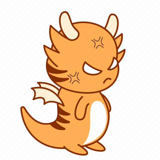 Angry, mad, rage, sticker, tigeron icon - Download on Iconfinder