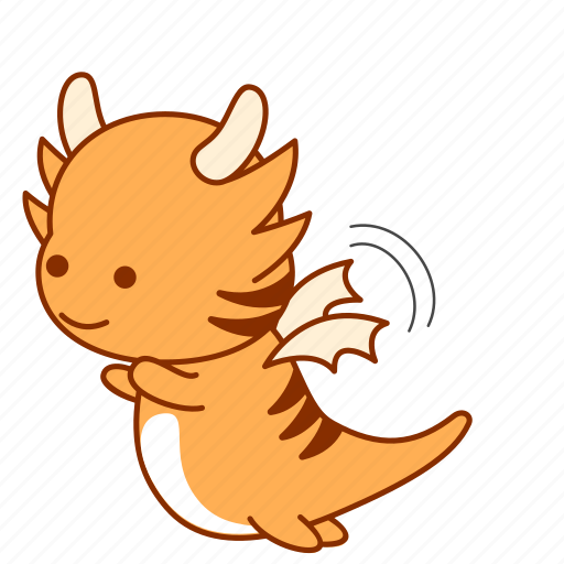 Bye, flap, fly, go, sticker, tigeron icon - Download on Iconfinder