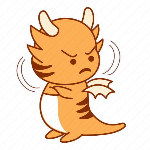 Disapproved, displeasure, frowning, sticker, tigeron, unhappy icon - Download on Iconfinder