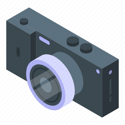 Zoom, camcorder, isometric icon - Download on Iconfinder