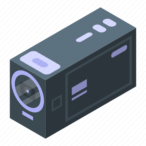 Digital, camcorder, isometric icon - Download on Iconfinder