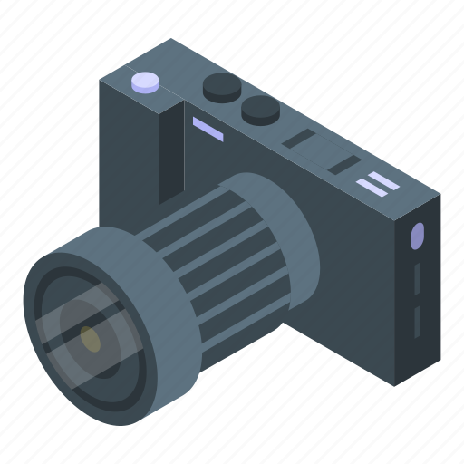 Hobby, camera, isometric icon - Download on Iconfinder