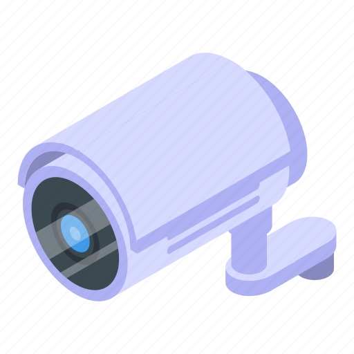 Home, security, camera, isometric icon - Download on Iconfinder