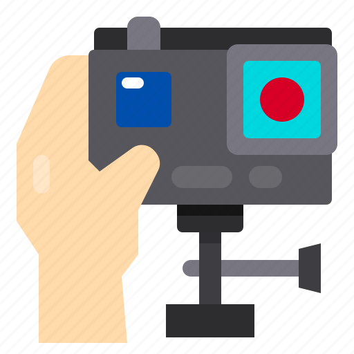 Action, camera, gopro, hand icon - Download on Iconfinder