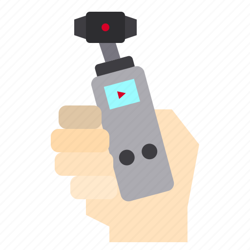 Camera, dji, hand, osmo, pocket icon - Download on Iconfinder