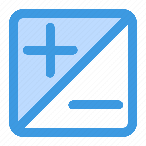 Exposure, minus, photo, photography, plus, zoom, editing icon - Download on Iconfinder
