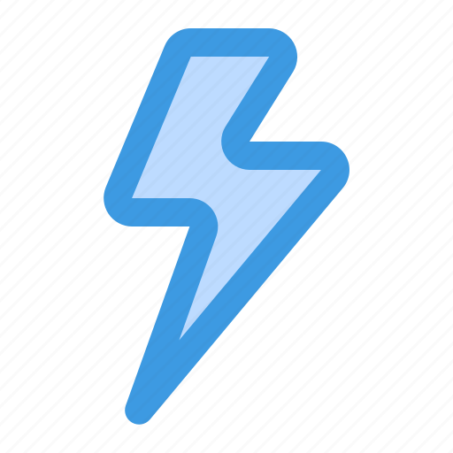 Flash, electric, element, energy, lightning, thunder, power icon - Download on Iconfinder