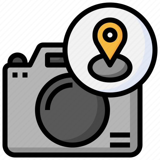 Geolocation, maps, location, position, photo, camera, electronics icon - Download on Iconfinder