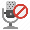 microphone, disable, slash, off, record, voice, call