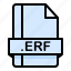 erf, file, file extension, file format, file type 