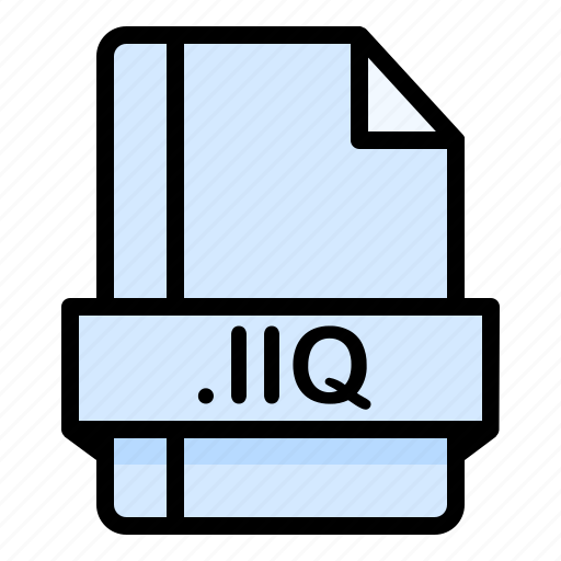 File, file extension, file format, file type, iiq icon - Download on Iconfinder