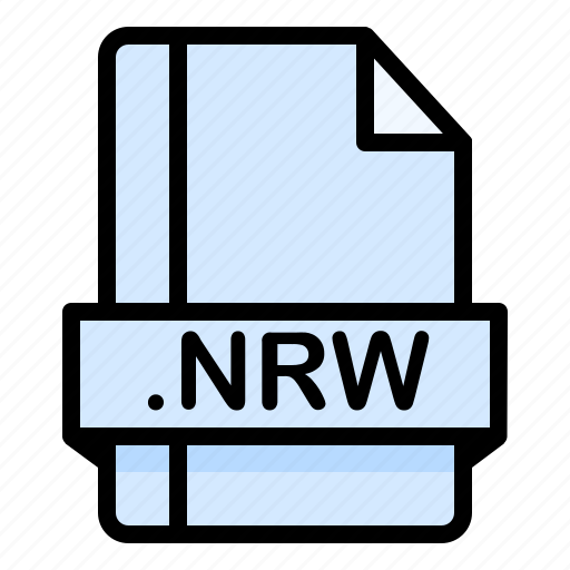 File, file extension, file format, file type, nrw icon - Download on Iconfinder
