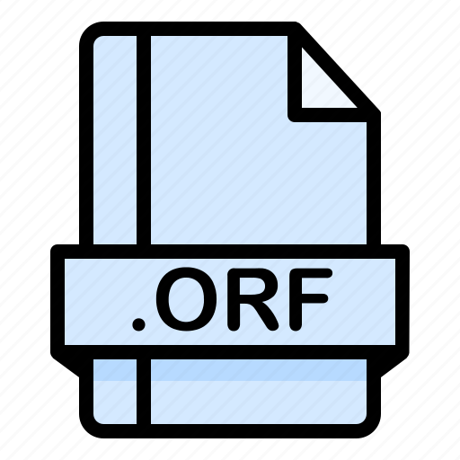 File, file extension, file format, file type, orf icon - Download on Iconfinder