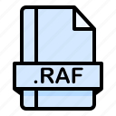 file, file extension, file format, file type, raf