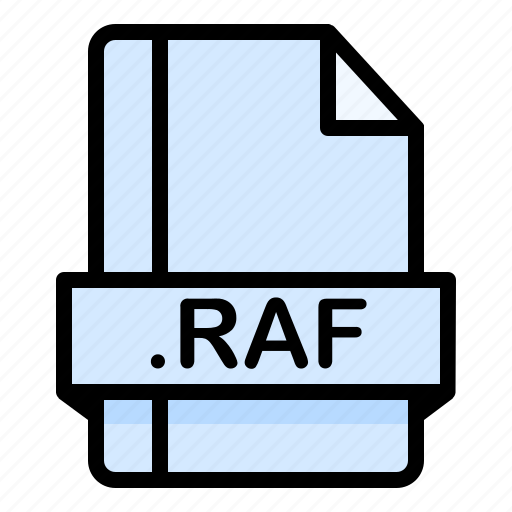 File, file extension, file format, file type, raf icon - Download on Iconfinder