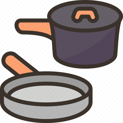 Cookware, pan, pot, kitchen, camping icon - Download on Iconfinder