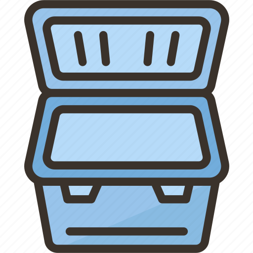 Cooler, camping, fridge, box, portable icon - Download on Iconfinder