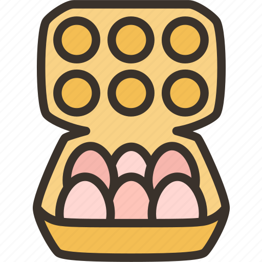 Egg, holder, food, pack, container icon - Download on Iconfinder