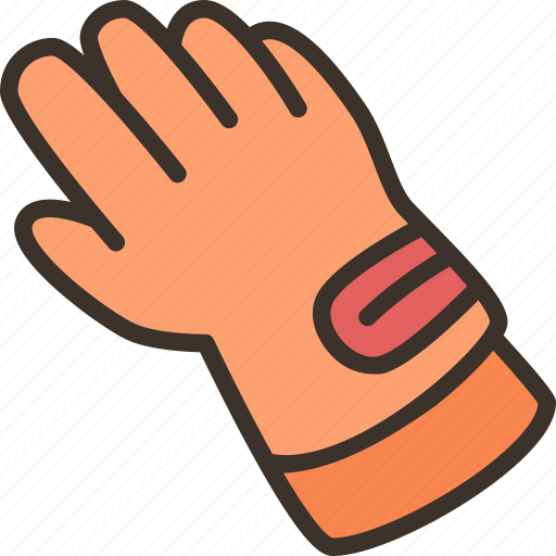 Gloves, grill, hand, cooking, protection icon - Download on Iconfinder