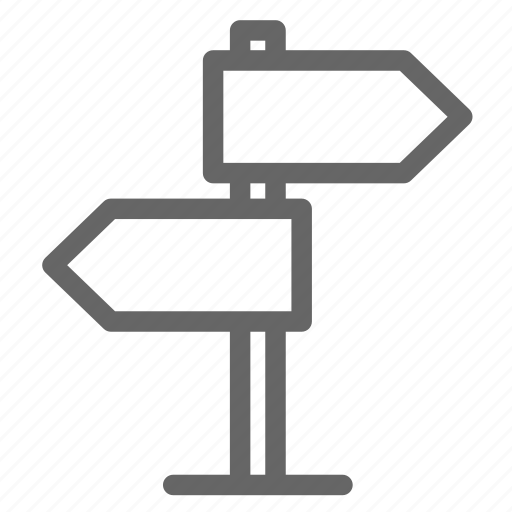Direction, navigation, road sign, sign, street sign, way finding, way sign icon - Download on Iconfinder