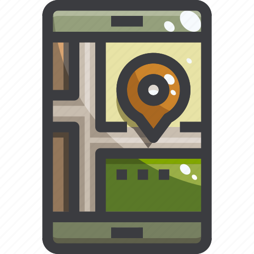 Gps, map, navigation, smartphone icon - Download on Iconfinder