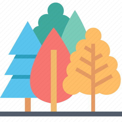 Forest, autumn, grove, nature, park, trees, wood icon - Download on Iconfinder