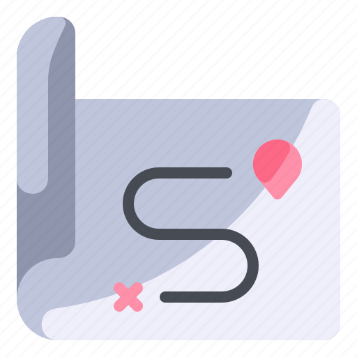 Location, map, navigation, path, route icon - Download on Iconfinder