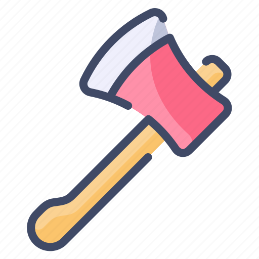 Axe, camping, hatchet, log, tool, weapon icon - Download on Iconfinder