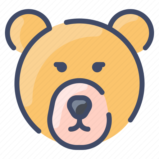 Animal, bear, forest, head, nature icon - Download on Iconfinder